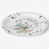 Elegant sprookje | Prinses Verjaardagsfeest Papieren Bordje (Gekanteld)