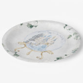 Elegant sprookje | Winter Prinses Verjaardag Papieren Bordje (Gekanteld)