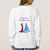 Elegant sprookjesachtig Queens Sweatshirt (Achterkant)