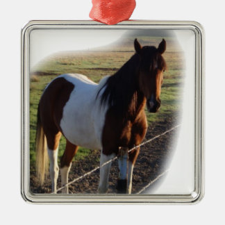 Elegant Square Metal Ornament