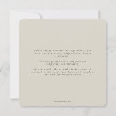 Elegant Square Triple Photo Happy Thanksgiving Kaart (Achterkant)