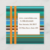 Elegant Square Visitekaartje (Achterkant)