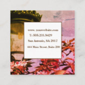 Elegant Square Visitekaartje (Achterkant)