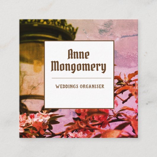 Elegant Square Visitekaartje (Voorkant)