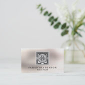 Elegant Sri Yantra/Sri Chakra Visitekaartje (Staand voorkant)