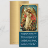 Elegant St. Michael Prayer Religieuze (Voorkant / Achterkant)