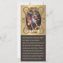 Elegant St. Michael Prayer Religieuze