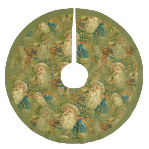  Elegant St. Nickolas Santa Claus Rendier Kerstboom Rok