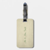 Elegant St.Patrick's Day Bagagelabel (Achterkant verticaal)