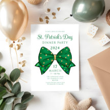 Elegant St. Patrick's Day dinerfeest