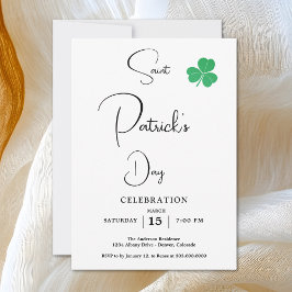 Elegant St Patrick's Day-feest Kaart