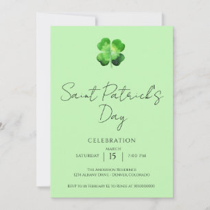 Elegant St. Patrick's Day-feest Kaart