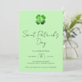 Elegant St. Patrick's Day-feest Kaart (Staand voorkant)