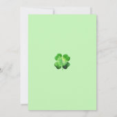 Elegant St. Patrick's Day-feest Kaart (Achterkant)