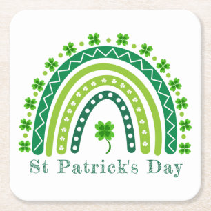 Elegant St. Patrick's Day Feest Kartonnen Onderzetters