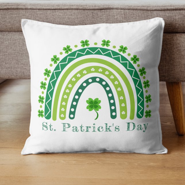 Elegant St. Patrick's Day Feest Kussen (Elegant St. Patrick's Day Party Throw Pillow
)