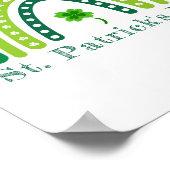 Elegant St. Patrick's Day Feest Poster (Hoek)