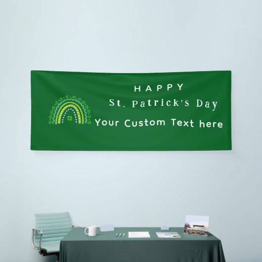Elegant St. Patrick's Day Feest Spandoek (Beurs)