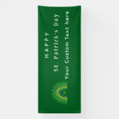 Elegant St. Patrick's Day Feest Spandoek (Verticaal)
