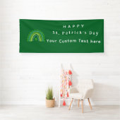 Elegant St. Patrick's Day Feest Spandoek (Insitu)