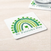 Elegant St. Patrick's Day Party Kartonnen Onderzetters (Schuin)