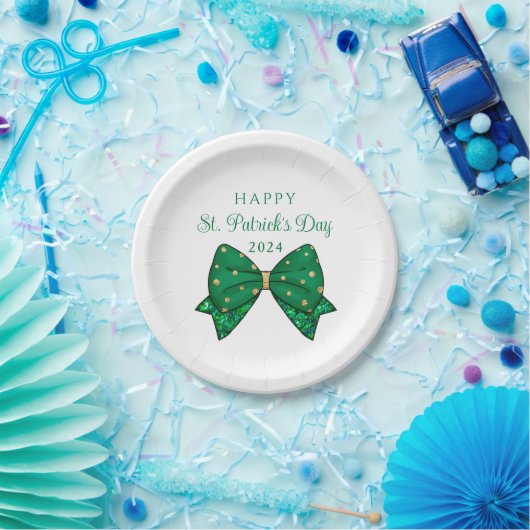 Elegant St. Patrick's Day Party Papieren Bordje (Feest)