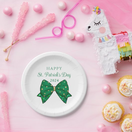 Elegant St. Patrick's Day Party Papieren Bordje (Feest)