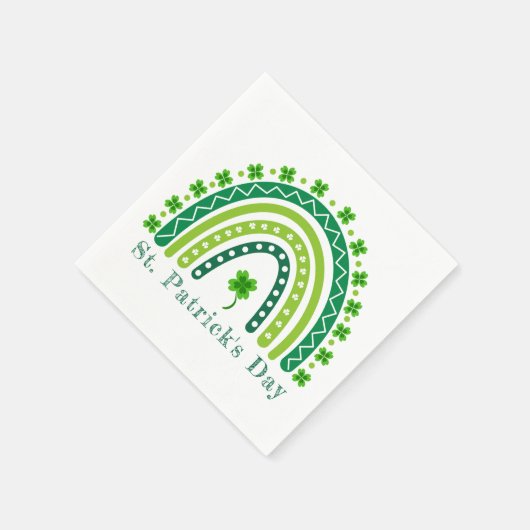 Elegant St. Patrick's Day Party Servet (Hoek)