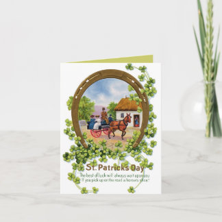 Elegant St Patrick's Day Wenskaart Kaart