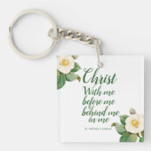 Elegant St. Patrick's Prayer Sleutelhanger (voorkant)