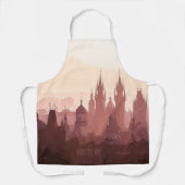 Elegant Stad Praag Acrylwerk | Schort (Voorkant)