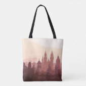 Elegant Stad Praag Acrylwerk | Tote Bag (Achterkant)