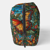 Elegant stain glass butterfly garden toilettasje (Rechts)