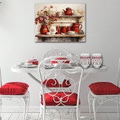 Elegant Stained Glass Red Floral Wine Glasses Wijnglas Zonder Voet