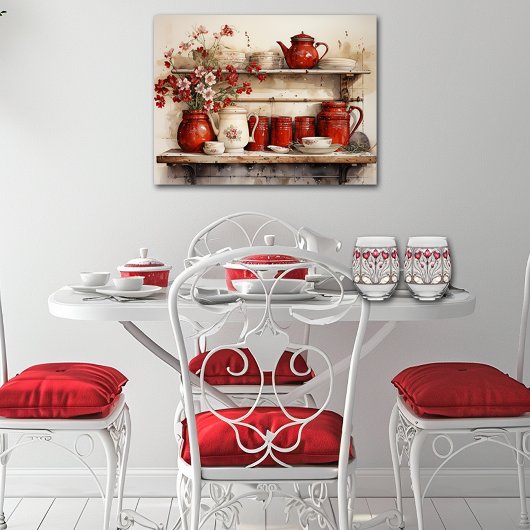 Elegant Stained Glass Red Floral Wine Glasses Wijnglas Zonder Voet