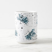 Elegant stalen blauw Florentijns ontwerp Koffiemok (Center)