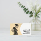 Elegant Stance, dameskleding Visitekaartje (Staand voorkant)