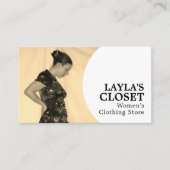 Elegant Stance, dameskleding Visitekaartje (Voorkant)