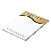 Elegant standaard chiropractor Notitieblok (Linkerzijde)