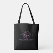 ELEGANT STAPPEN #1 TOTE BAG (Achterkant)