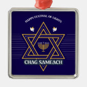 Elegant Star of David Hanukkah Ornament (Voorkant)