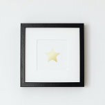 Elegant Star Real Gold Folie Afdrukken<br><div class="desc">Elegant Star Real Gold Foil Prints</div>