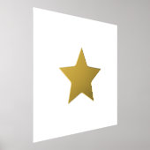 Elegant Star Real Gold Folie Afdrukken (Laagn)