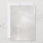 Elegant Starfish Beach Bridal Shower Invitations Kaart (Achterkant)