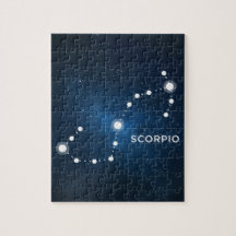 ELEGANT STARRY BLUE WATERVERF UNIVERSE - SCORPIO