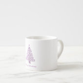Elegant Starry Decorative Roze kerstboom Espresso Kop (Voorkant rechts)