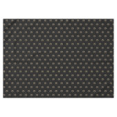 Elegant Starry Pattern Faux Gold Stars Black Tafelkleed (Voorkant (Horizontaal))