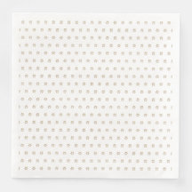 Elegant Starry Pattern Faux Gold Stars White