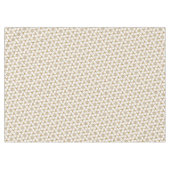 Elegant Starry Pattern Modern Yellow Ochre White Tafelkleed (Voorkant (Horizontaal))