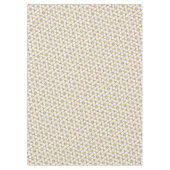 Elegant Starry Pattern Modern Yellow Ochre White Tafelkleed (Voorkant)